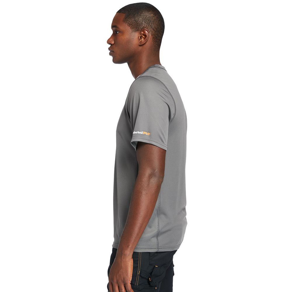 Camisetas Timberland Hombre Pro® Wicking Good Short-Sleeve Gris - Chile ESB-931604
